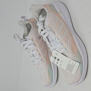 Adidas Fluidflow 2.0 Off White Pink Orange Color Running Shoes GW4015 Women 6.5